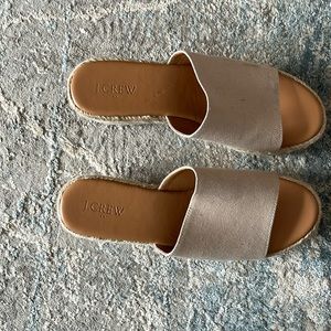 J.Crew Mule Espadrille Wedges